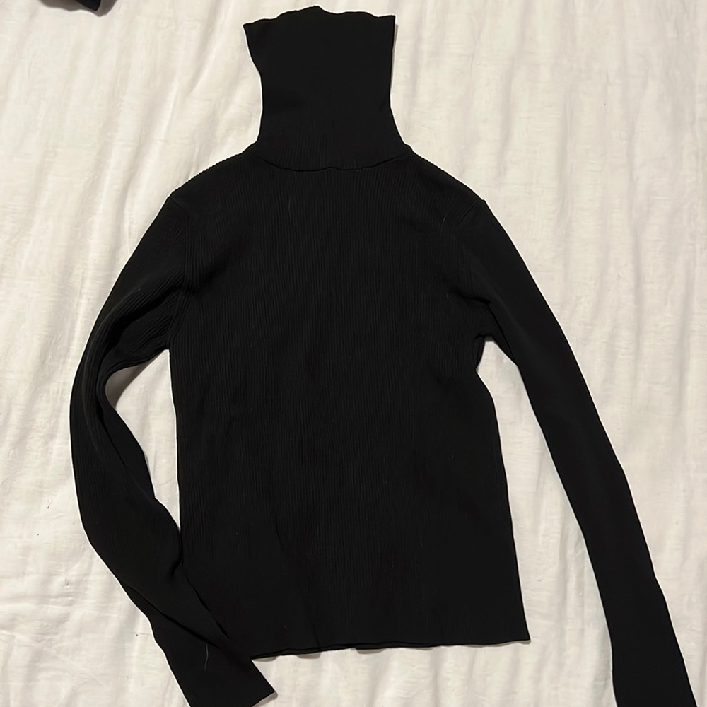 Black Zara turtleneck